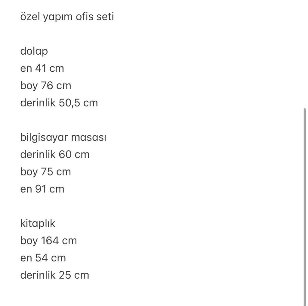 Bilgisayar masası Dolap Kitaplık Özel Yapım Set - 10