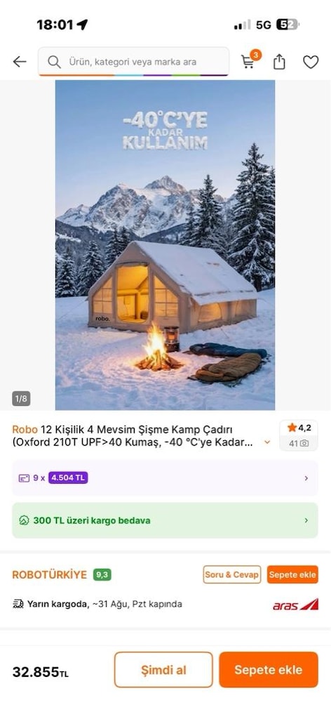 12 kişilik şişme çadır - 2