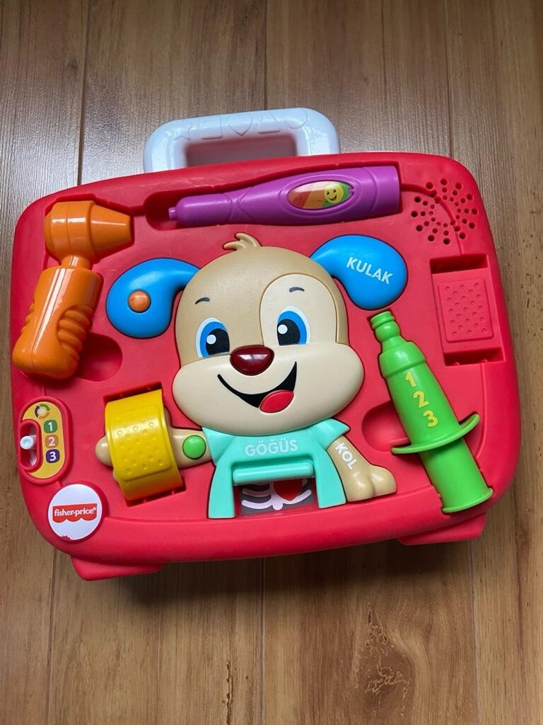 Fisher Price Doktor Seti Bilgisayar ve Puzzle Blok - 2