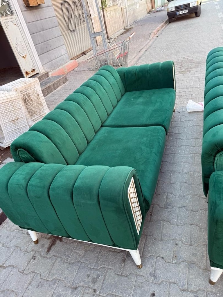 koltuk takımı 2adet 3lü eve teslim - 3