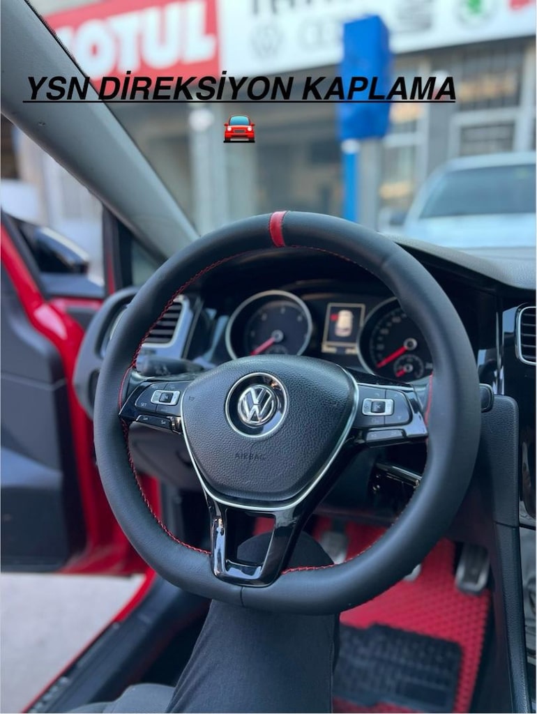 OTO DERİ DİREKSİYON KILIFI DİKİM KAYSERİ MERKEZDE DİKİM - 2