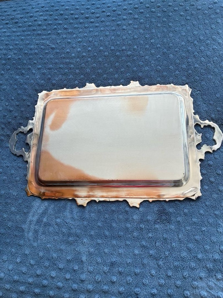gümüş tepsi deforme parlatılması gerekir - 2