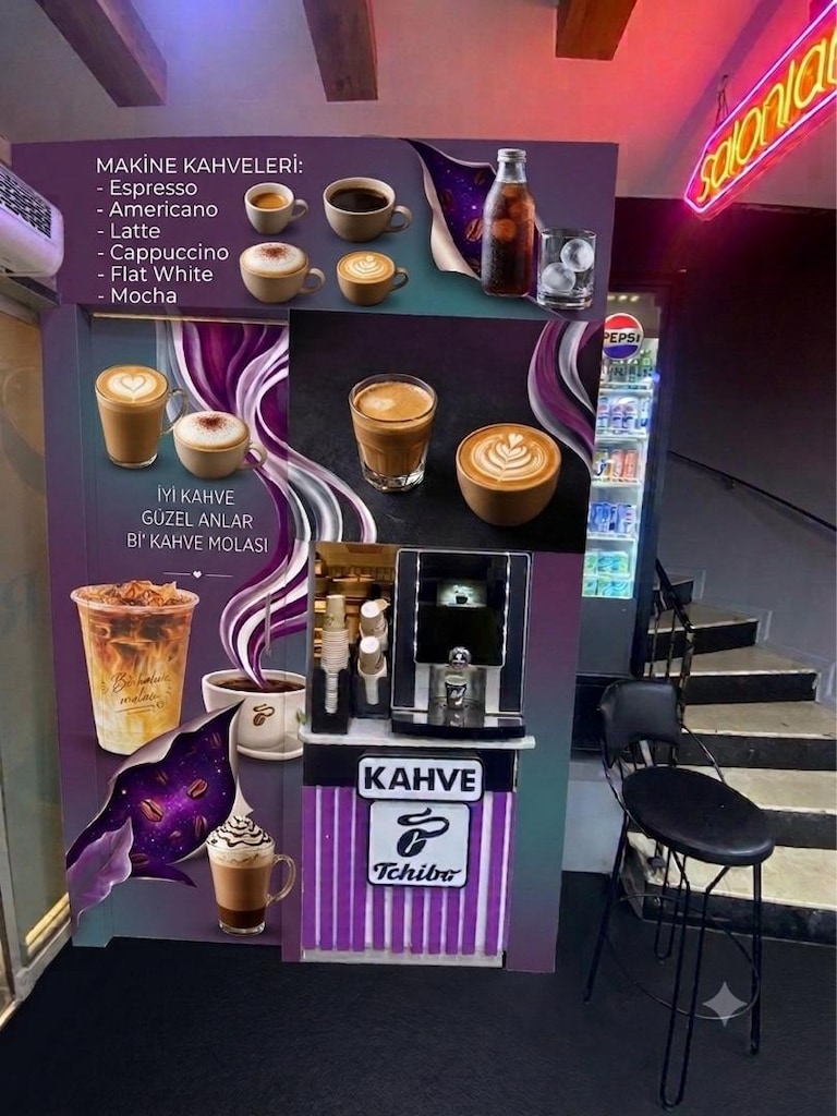 TCHİBO LaRhea profesyonel tam otomatik kahve makinesi. Tchibo - 3