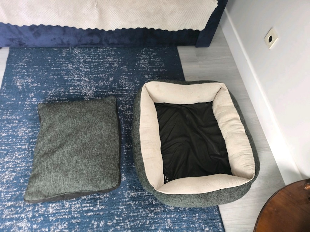 köpek yatak 50*70 cm + 35 ve 43 cm Lik boyun+ eğitim tasmasi hediye - 12