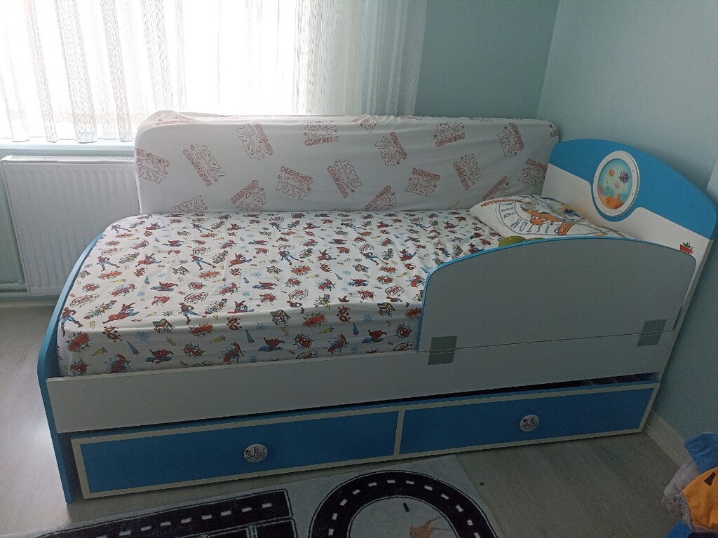 çilek mobilya yavrulu karyola ve yatak - 2