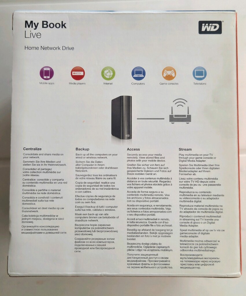 WD Home Network Drive 1 TB - 2