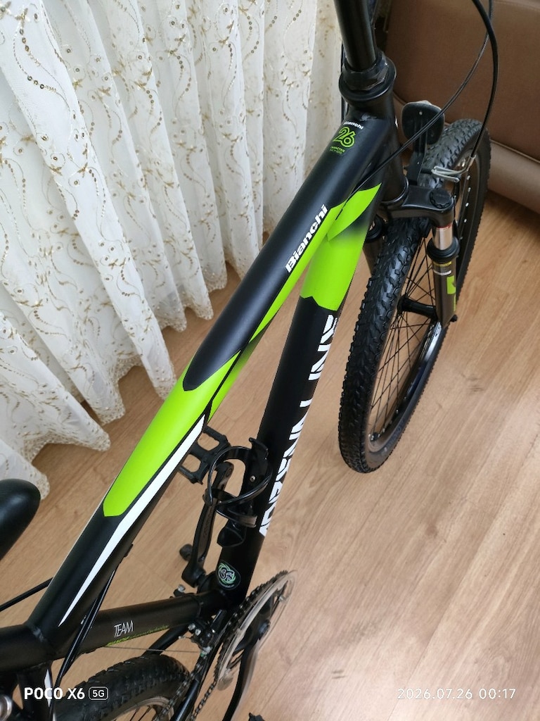 Tertemiz, komple bakımlı 26 jant Bianchi Adrenalin dağ bisikleti - 6