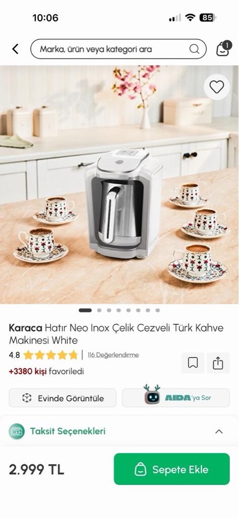 Karaca Hatır Türk kahve Makinesi - 6