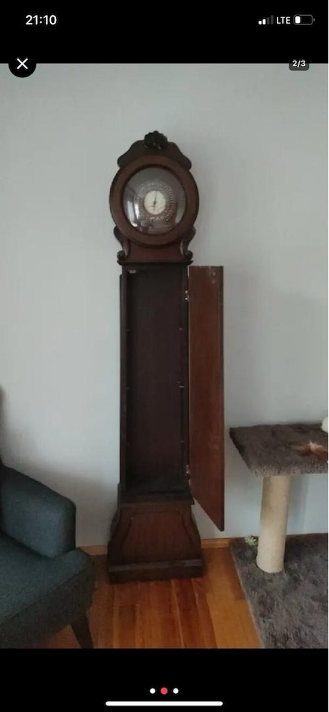Ahşap Ayaklı Saat - 2