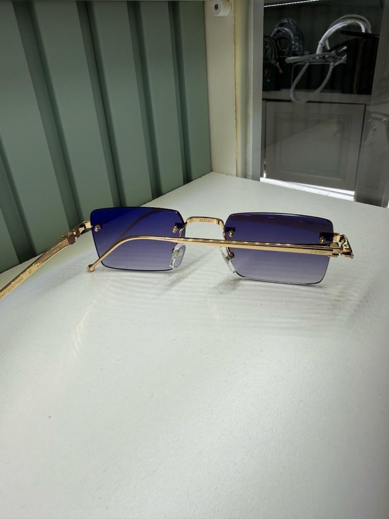 Cartier CT0019O Gold Çerçevesiz Gözlük - 6
