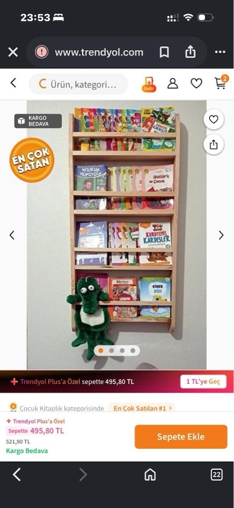 ikea oyuncak ünitesi ve rafları ve montesorri kitaplık - 3