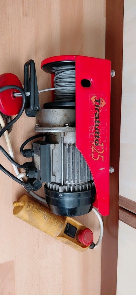 elektirikli balkon vinci 250kg yük taşır bir sorunu yok - 4
