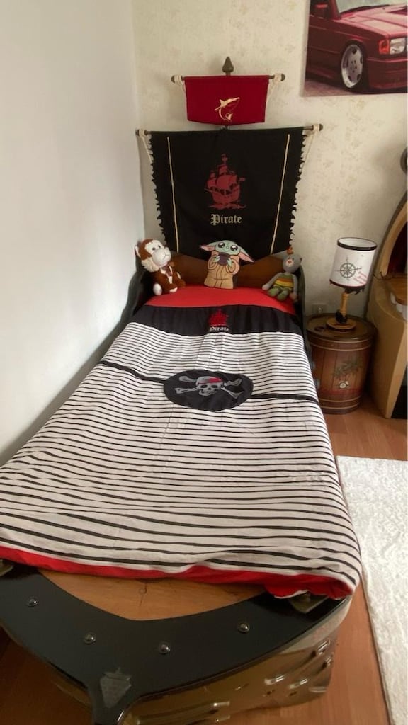 Komple Korsan Temalı Genç Odası+ Halilar + Tül-Perde - 6