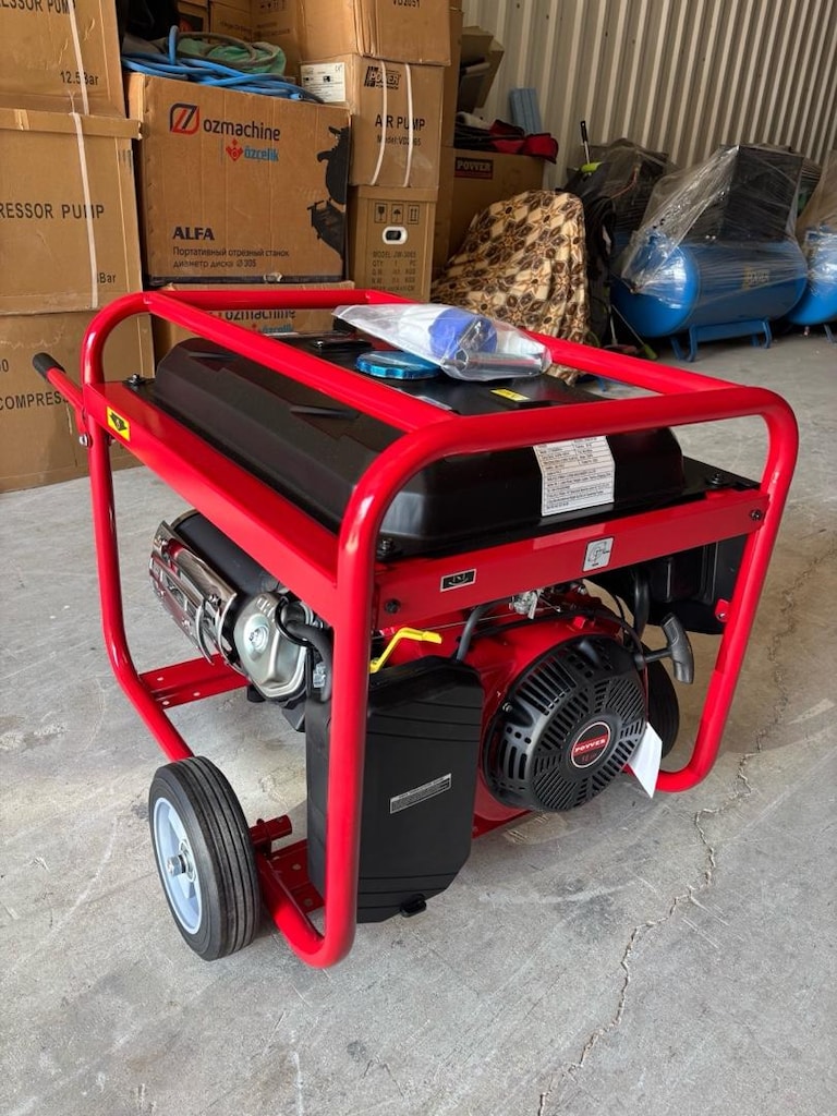 10 kW bakır sargılı marşlı benzinli keneretör - 6