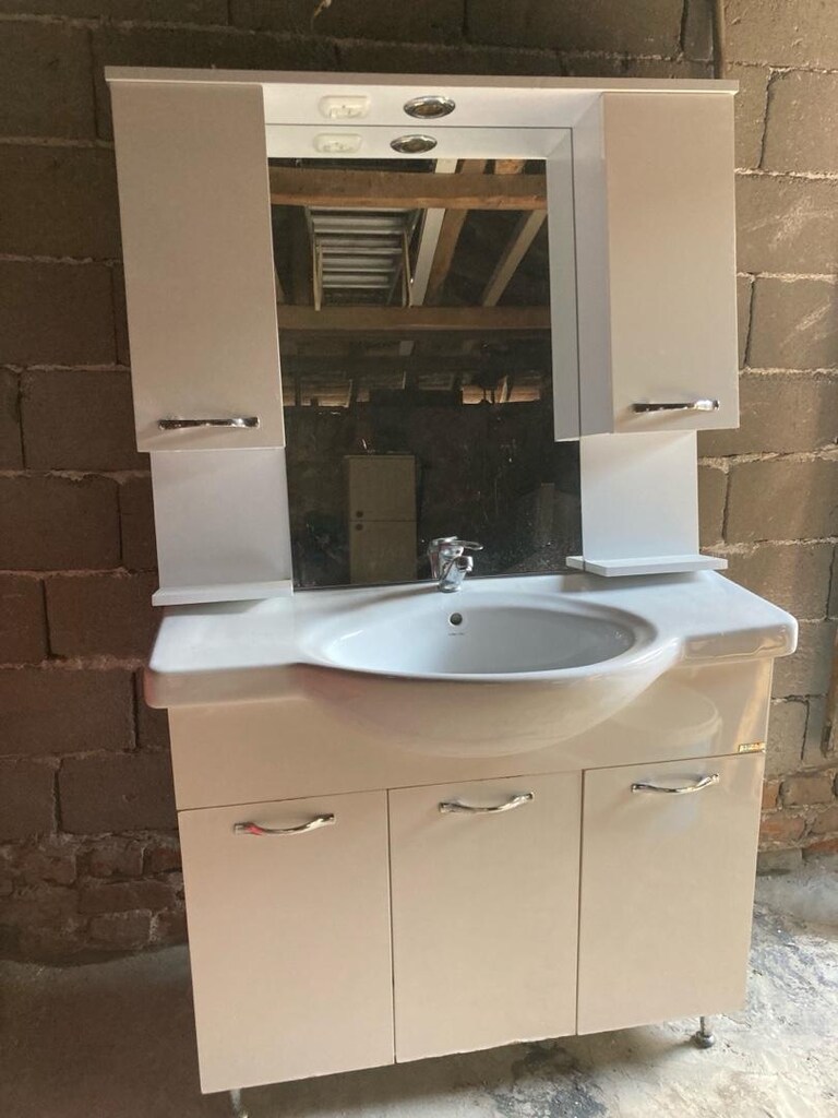 100 cm dolaplı lavabo - 2