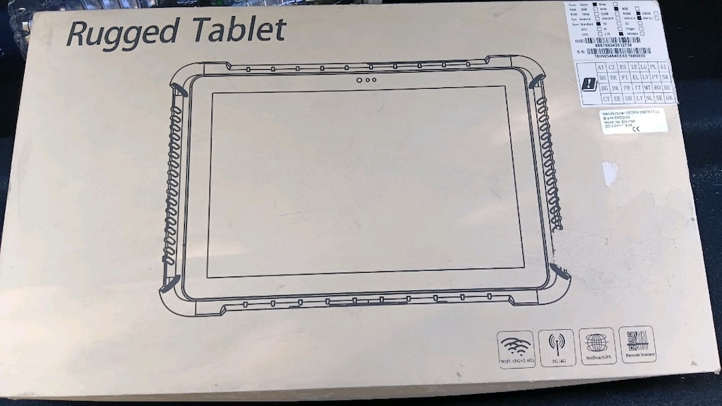 Sıfır hiç kullanılmamış Endüstriyel Rugged Tablet 4 GB RAM 64 GB LTE - 6