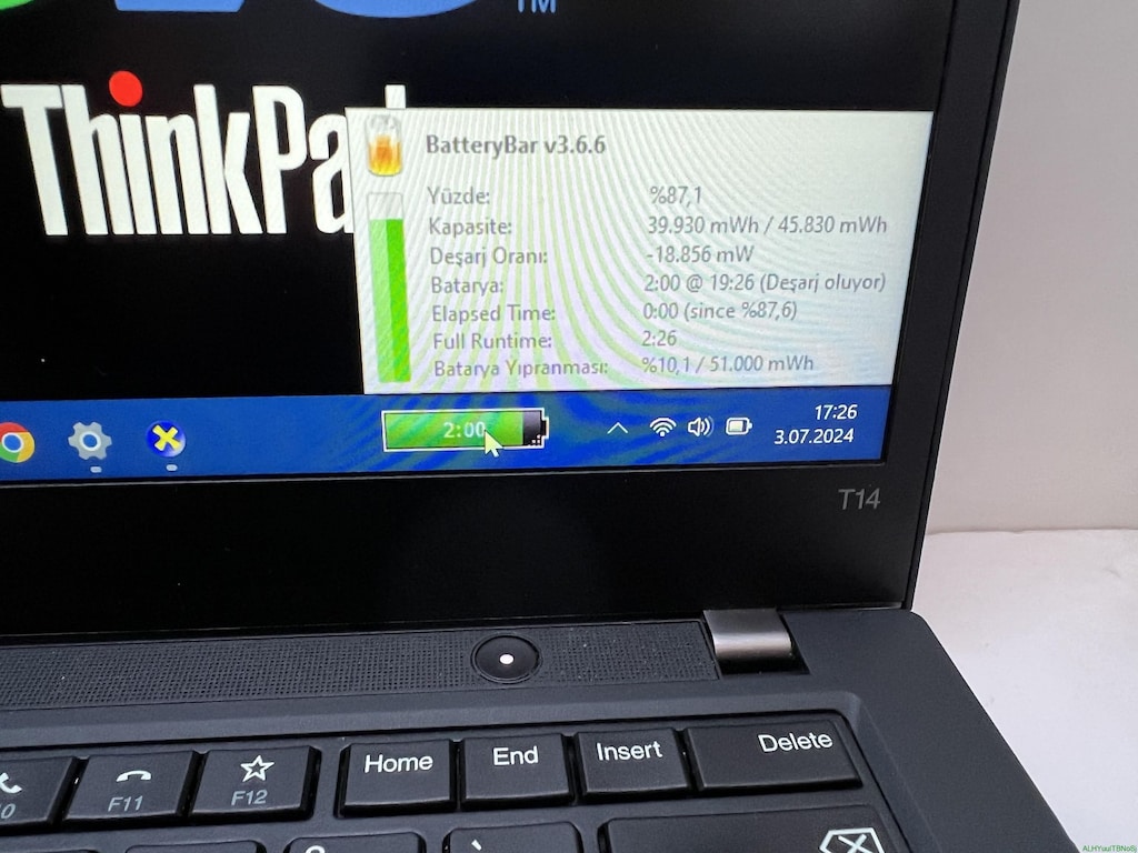 THİNKPAD T14 İ5 10. NESİL 16 GB RAM 256 M2SSD - 3