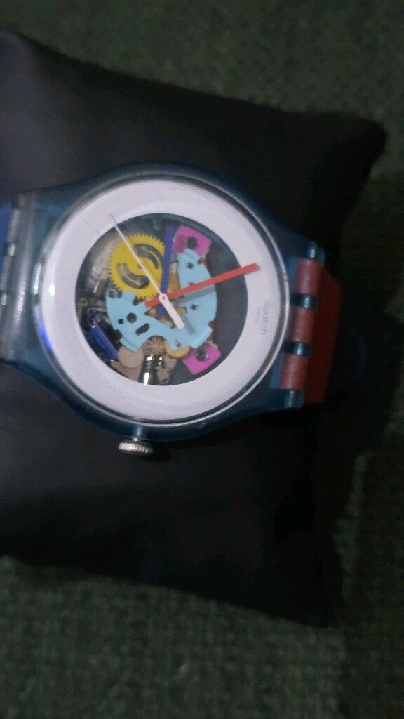 Swatch swiss 40mm özel tasarım kol saati - 3