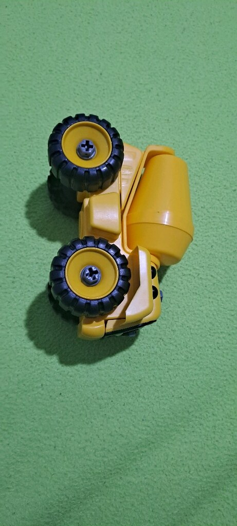 oyuncak araba plastik yaninda dozer hediyesi - 4