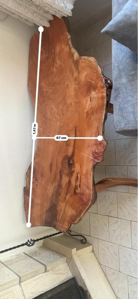 gerçek tahta orta masa - 6