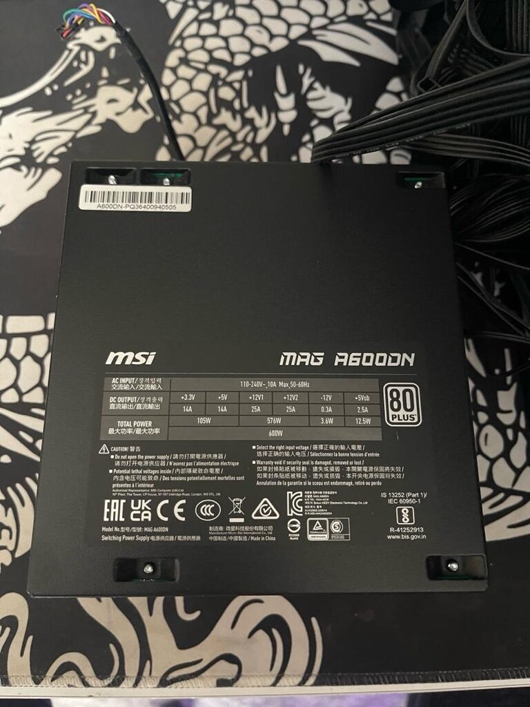 MSİ RGB KASA + MSİ 600W PSU 80PLUS - 4