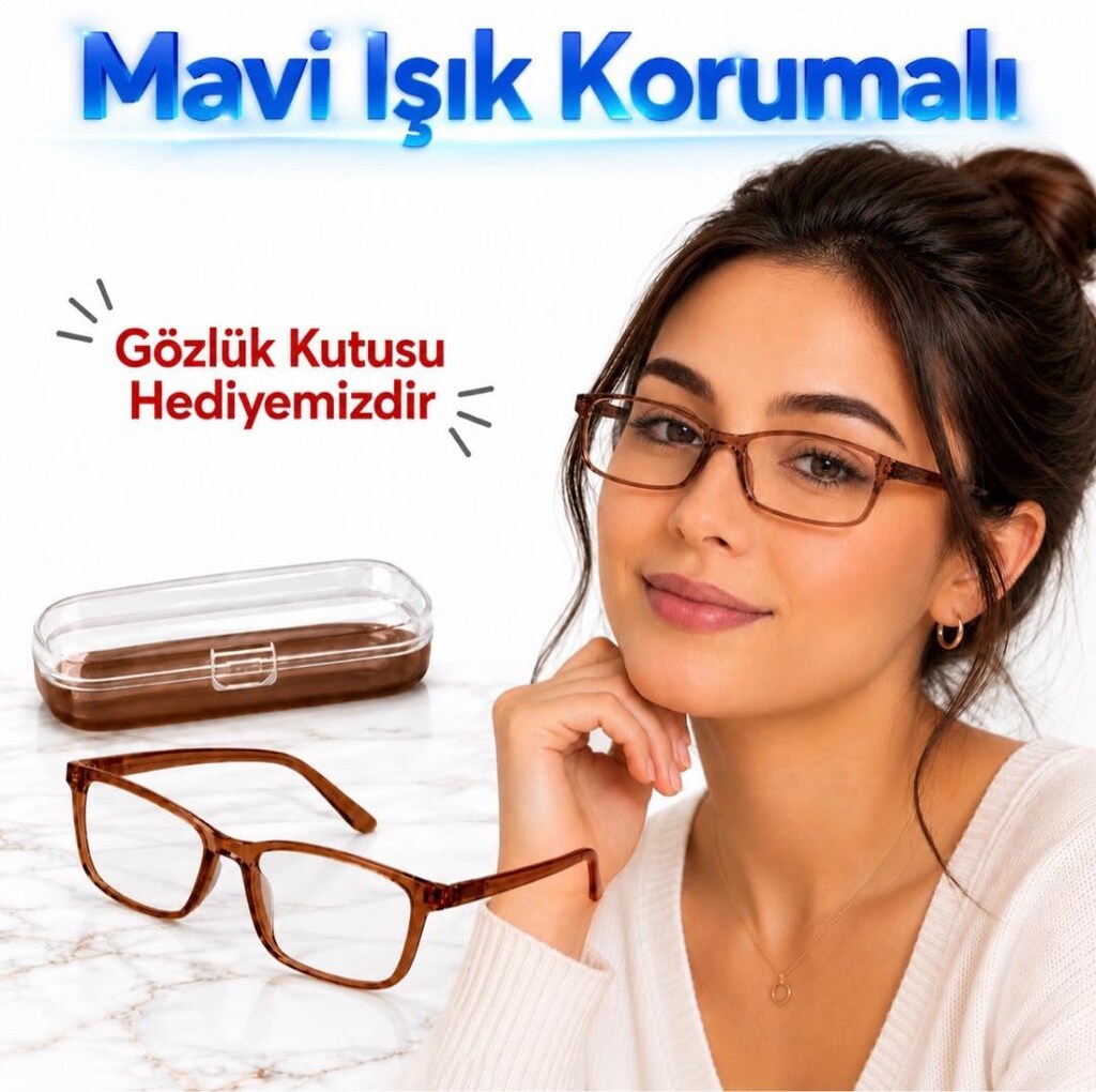 +2.75 Numara Esnek Hafif Unisex Okuma Gözlüğü - 7