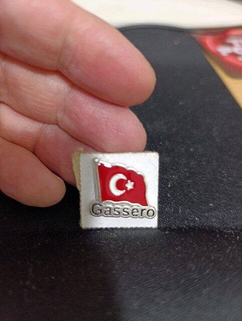 Türk Bayrağı Yaka Rozeti Sıfır Ürün