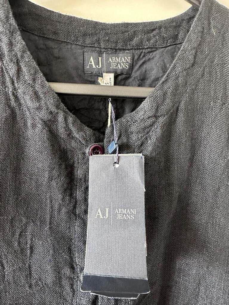 ARMANİ Siyah Desenli Pantolon - 6