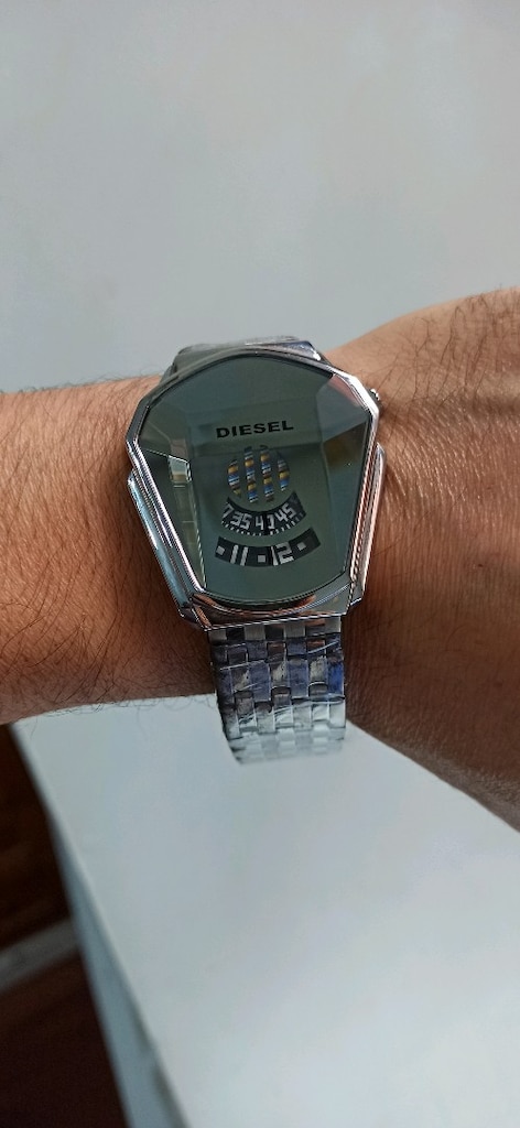 Diesel erkek pilli çelik kol saati - 3