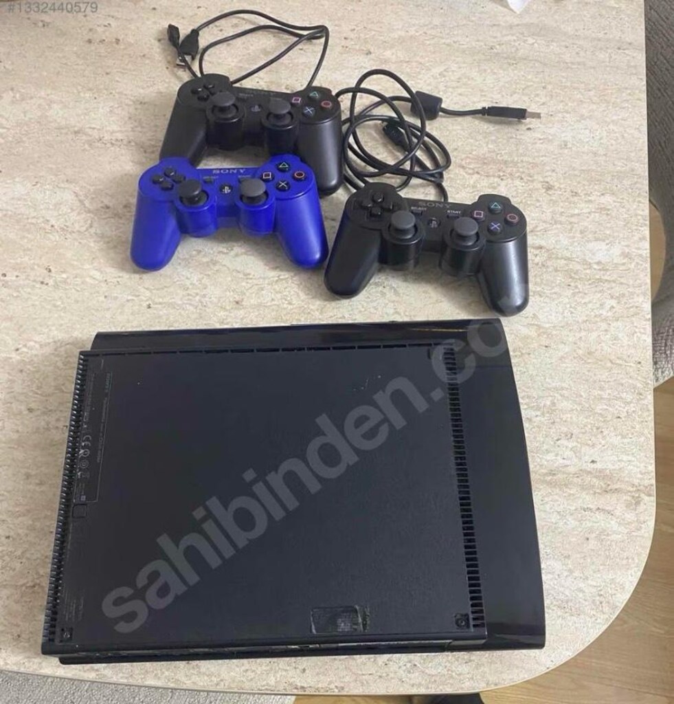 TEMİZ KULLANILMIŞ PS3 SUPER SLIM / 3 KOLLU / BOL OYUNLU - 4