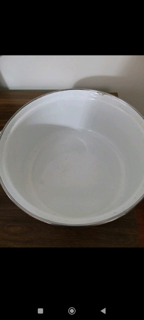 vintage büyük boy çinko tencere 26 cm - 2