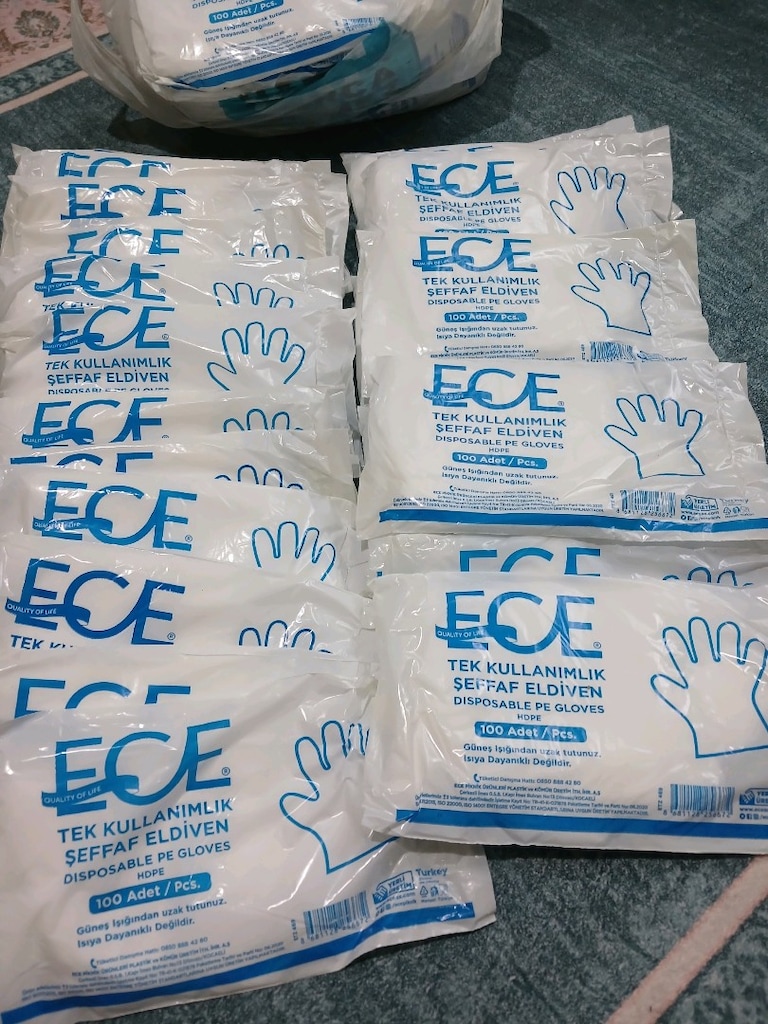 şefaf ECE HIŞIR ELDİVEN TeK KULANIM 10 kli var - 2