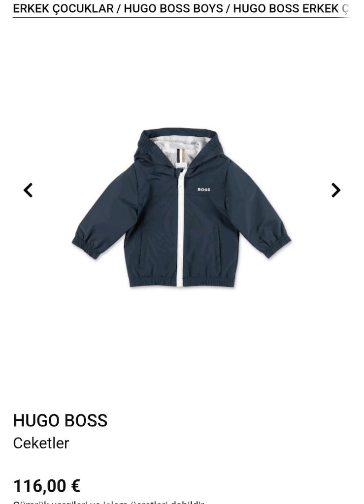 BOSS erkek bebek ceket - 4