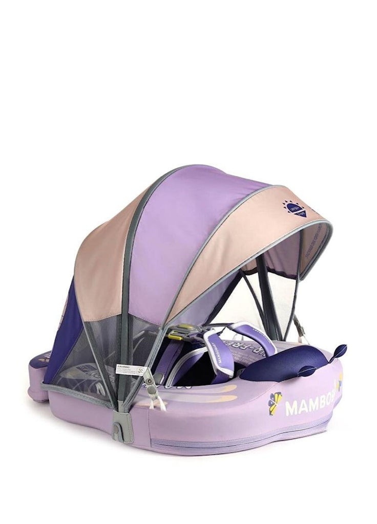 Mambobaby Pink Butterfly Dreams Emniyetli Gölgelikli Ayak Destekli - 4