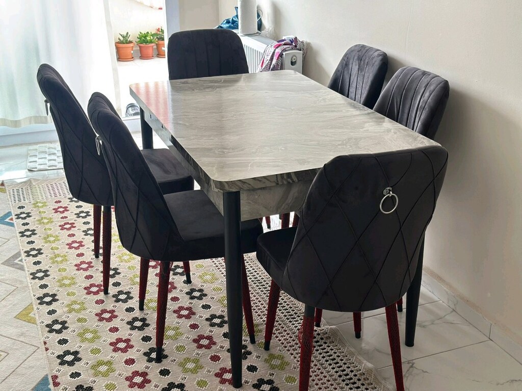 6 KİSİLİK YEMEK MASASİ KAMPANYA - 2