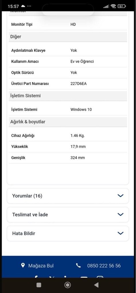 Hp dizüstü çok temiz - 10