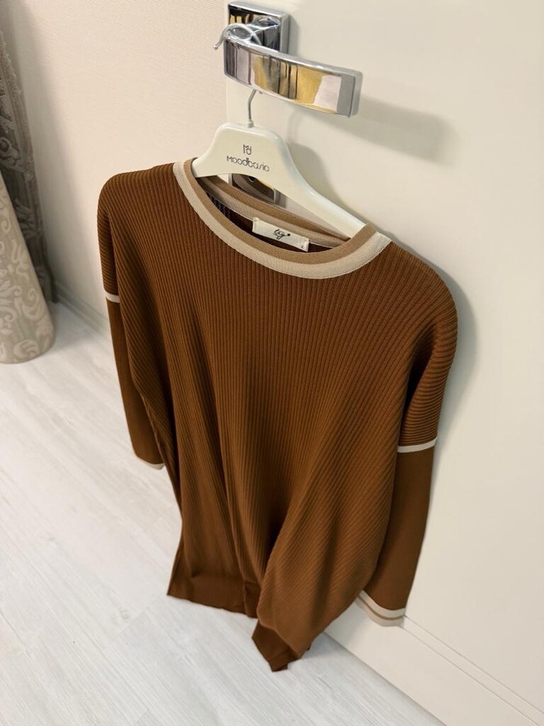 4 tane markalı triko tunik - 8