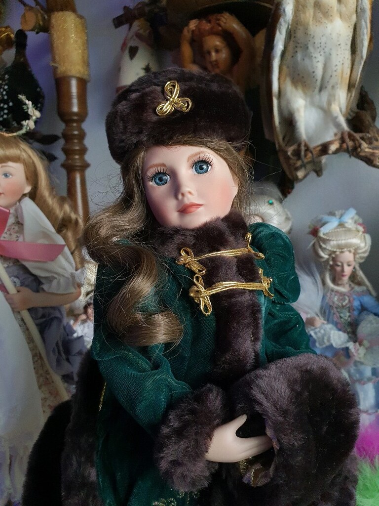 porselen bebek vintage damgalı sertifikalı koleksiyonluk - 2