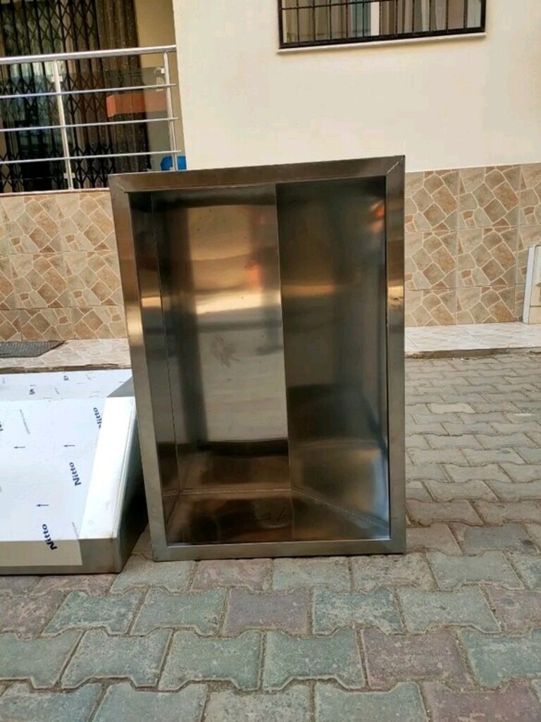 Krom davlumbaz paslanmaz çelik havalandırma davlumbaz aspiratör - 8