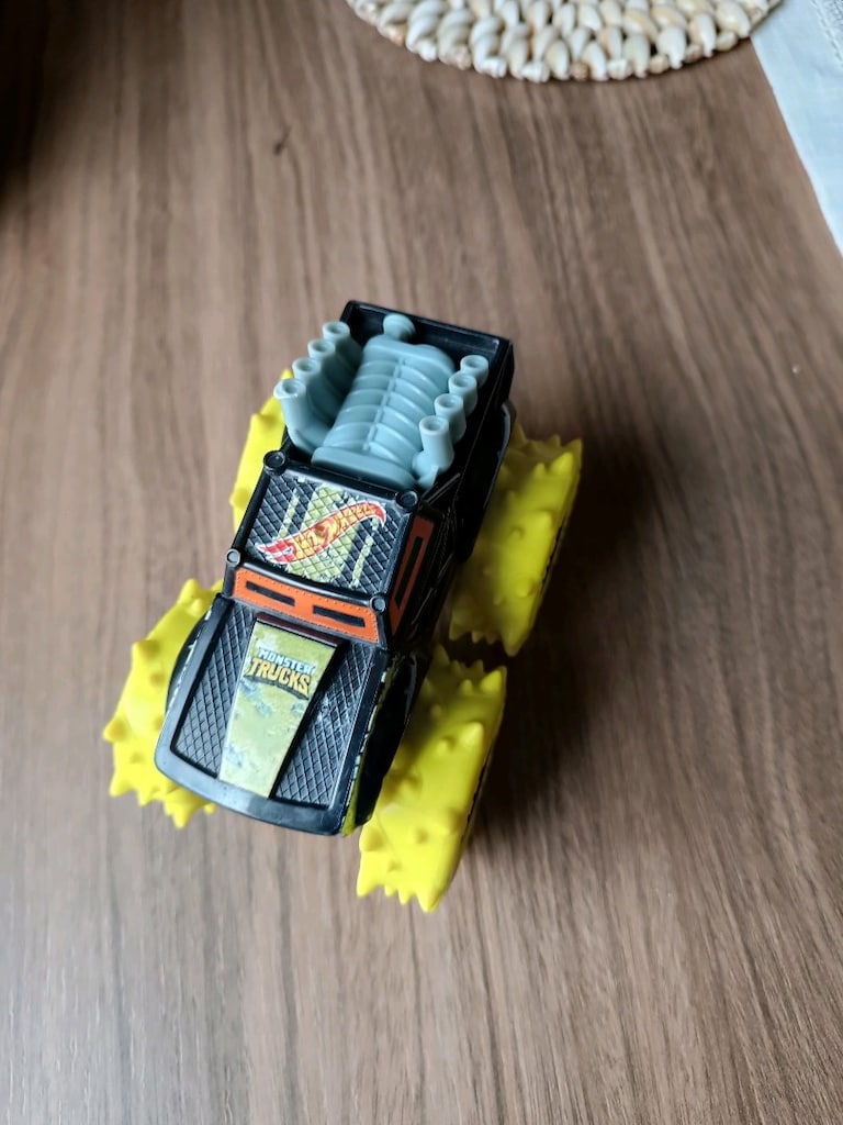 HOT WHEELS Monster Trucks Ragin Cage'n Çek Bırak Dev Teker Araba - 2