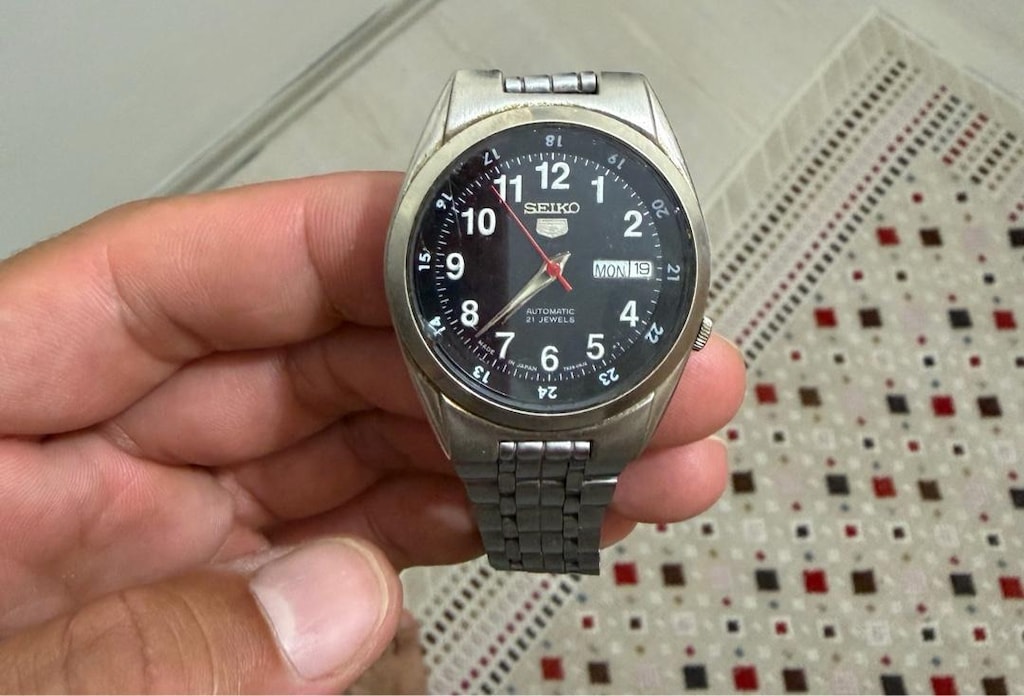 SEIKO5 21 JEWELS TRANSPARAN ARKA KAPAK CAM SAAT - 4