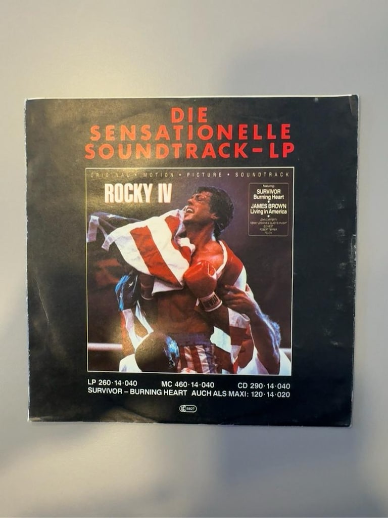 Survivor – Burning Heart | Rocky IV 1985 Orijinal 45'lik Plak - 2