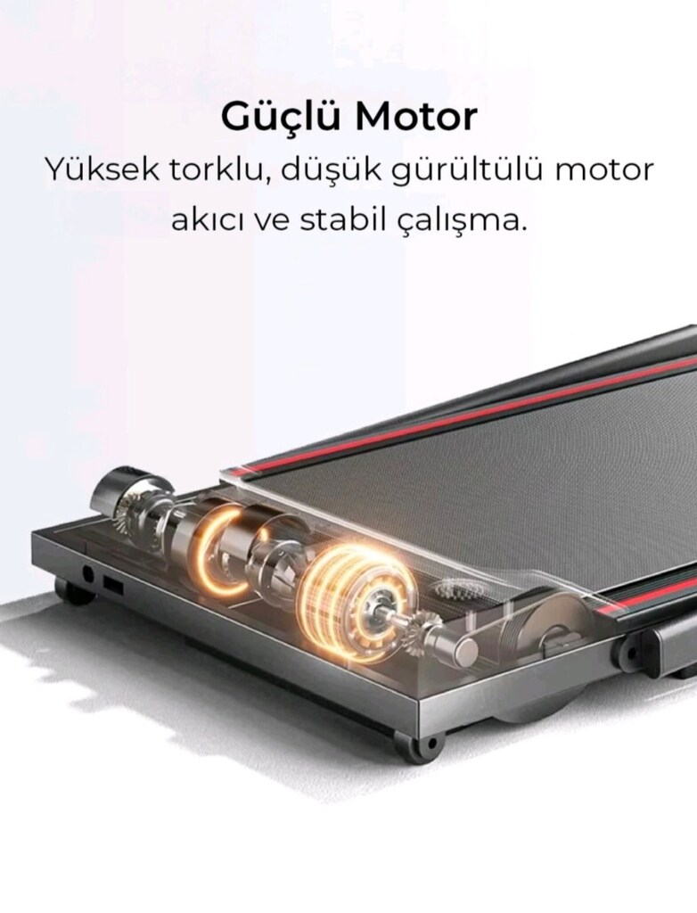 Bluetoothlu Uzaktan Kumandalı Portatif Yürüme ve Koşu Bandı - 3