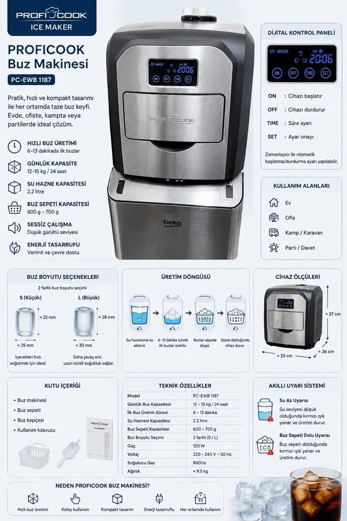 ProfiCook buz makinesi - 4