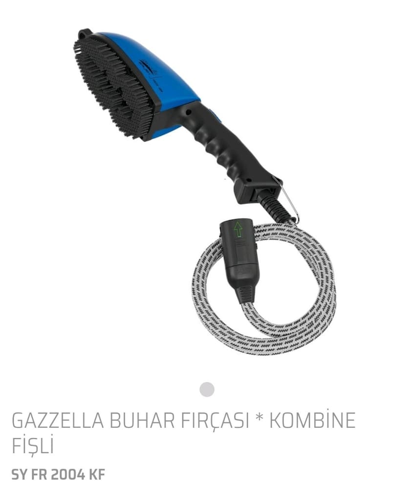 GAZZELLA Buhar Fırçası Sabit Başlıklı Kombine Fişli SY FR 2004 KF - 3