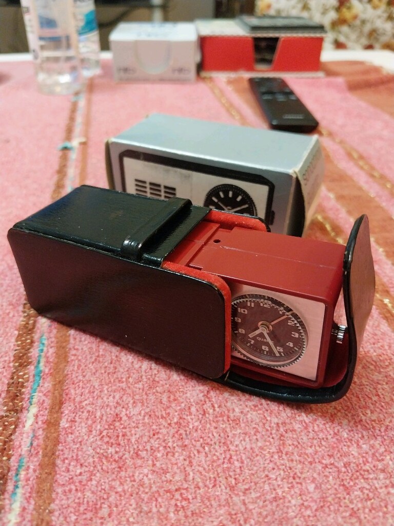 antika emes alman mini seyahat saati - 2