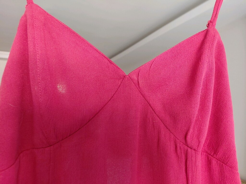 H&M kırmızı Viskon krep elbise — görsel 4/9