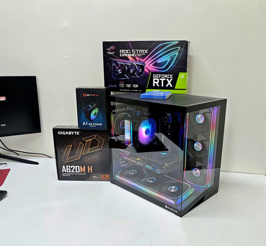 AMD RYZEN 5 7500F // ASUS ROG RTX 3060 12GB //DDR5 6000 CL30 - 2