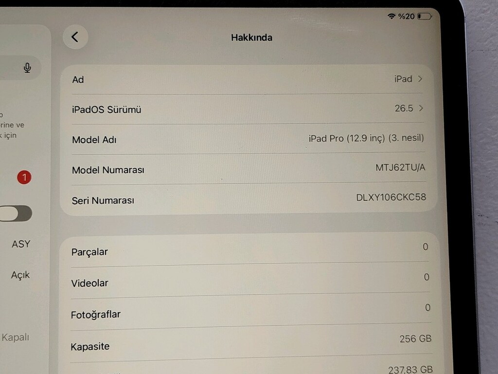 Apple iPad Pro 12.9” 3. Nesil 256GB WİFİ CELLULAR – Temiz ve Sorunsuz - 5