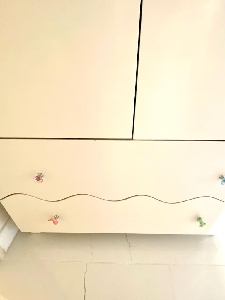 Sağlıklı / Şık Özel Üretim 2 Kapaklı 2 Çekmeceli Bebek/Çocuk Gradrop - 6